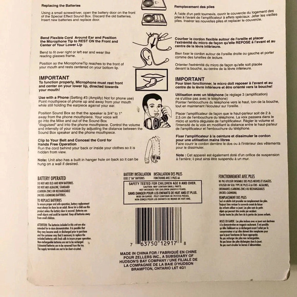 Haunted Halls Alien  Voice Changer Hands Free Microphone Halloween - Picture 9 of 12